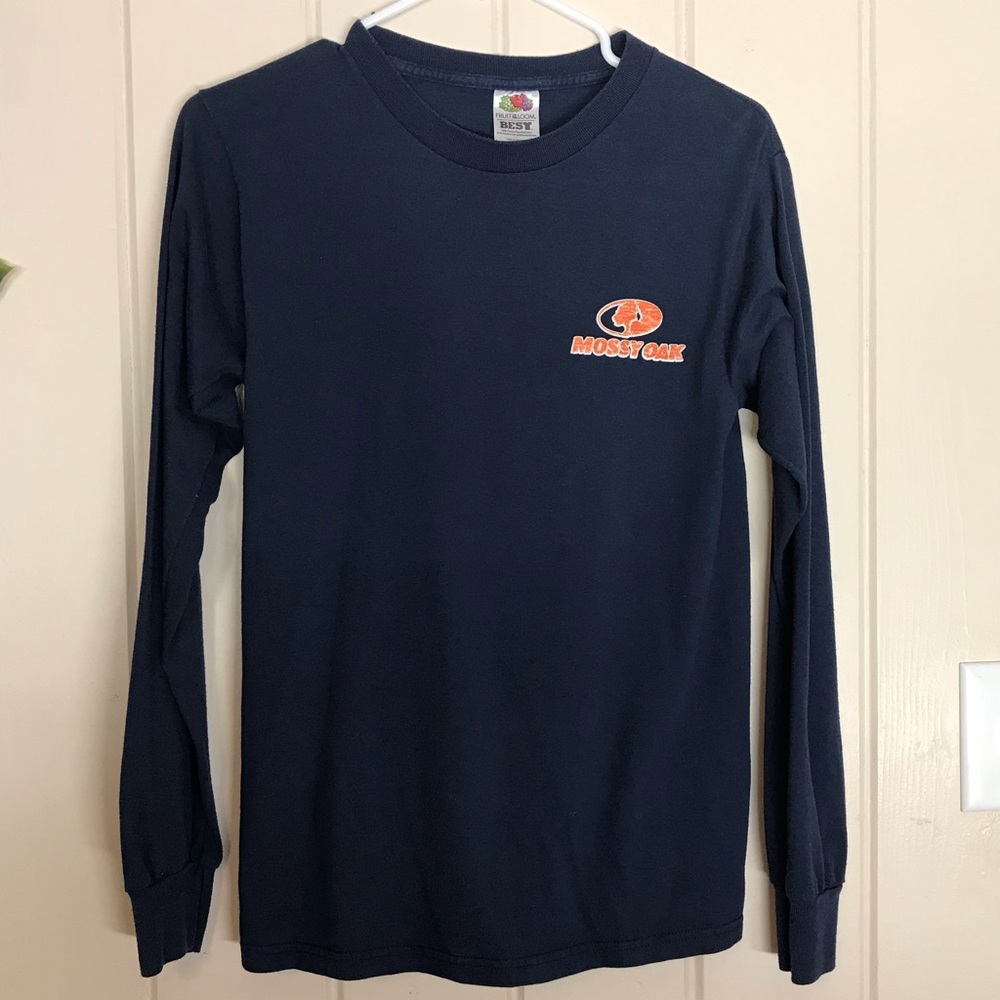 Mossy Oak Blue & Orange LS Shirt
Size Small
Unisex
50% Cotton 50% Polyester - Picture 13 of 16